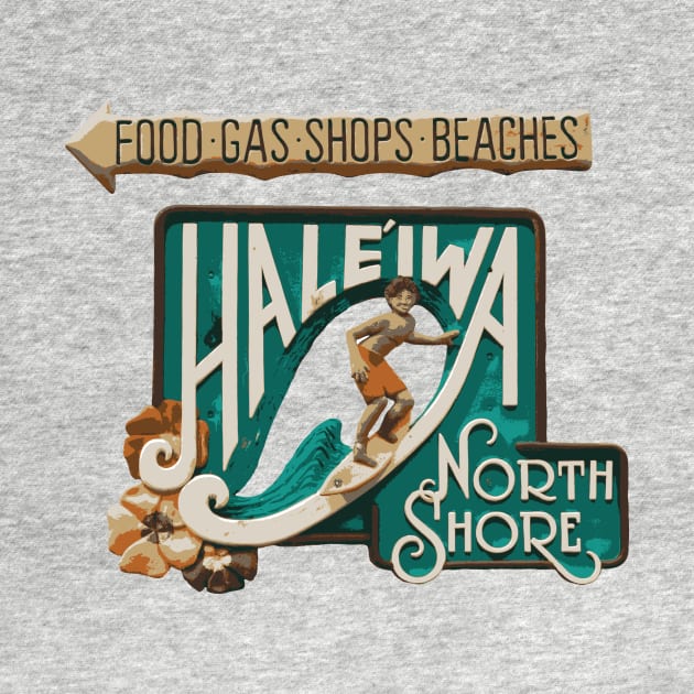 Haleiwa North Shore Sign MAN by HaleiwaNorthShoreSign